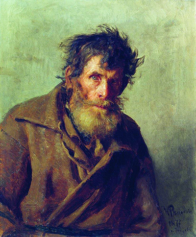 A Shy Peasant Ilya Repin